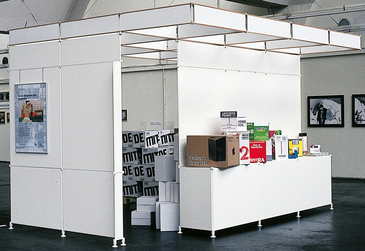 Peter Zimmermann – Kontext Kunst, Neue Galerie am Landesmuseum Joanneum  Graz, 1993 (installation view) 