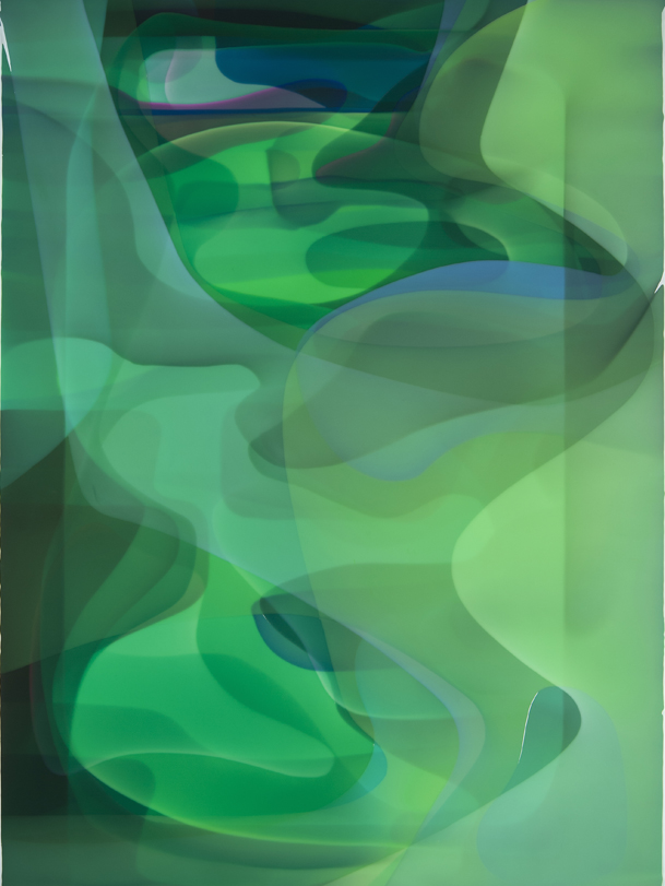 Peter Zimmermann – fir, 2014, 180 x 130 cm, epoxy resin on canvas 
