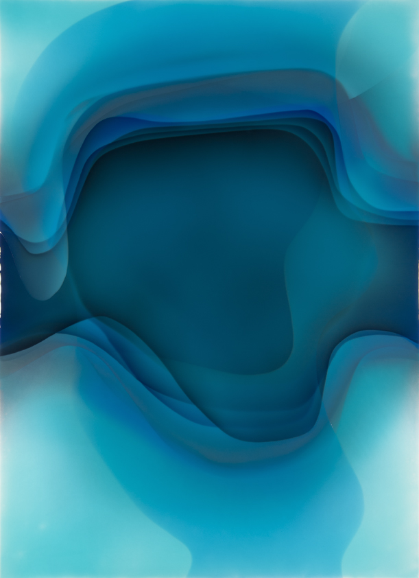 Peter Zimmermann – nitro, 2013, 200 x 145 cm, Airbrush/Epoxid auf Leinwand 