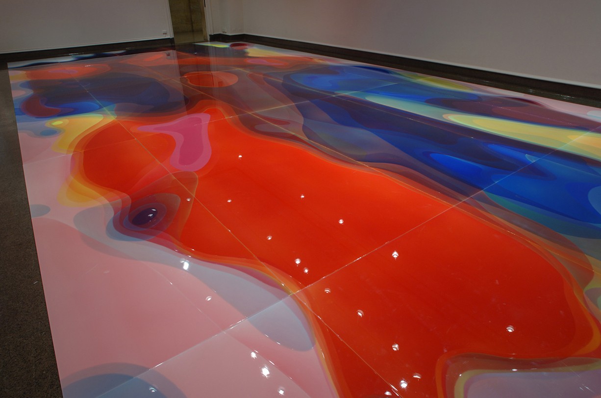 Peter Zimmermann – Currents, 2008, Columbus Museum, Ohio (installation view) 