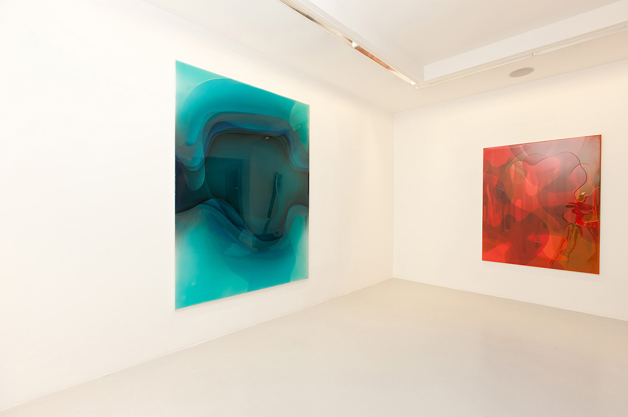 Peter Zimmermann – chroma, 2013 Galerie dirimart (Installationsansicht) 