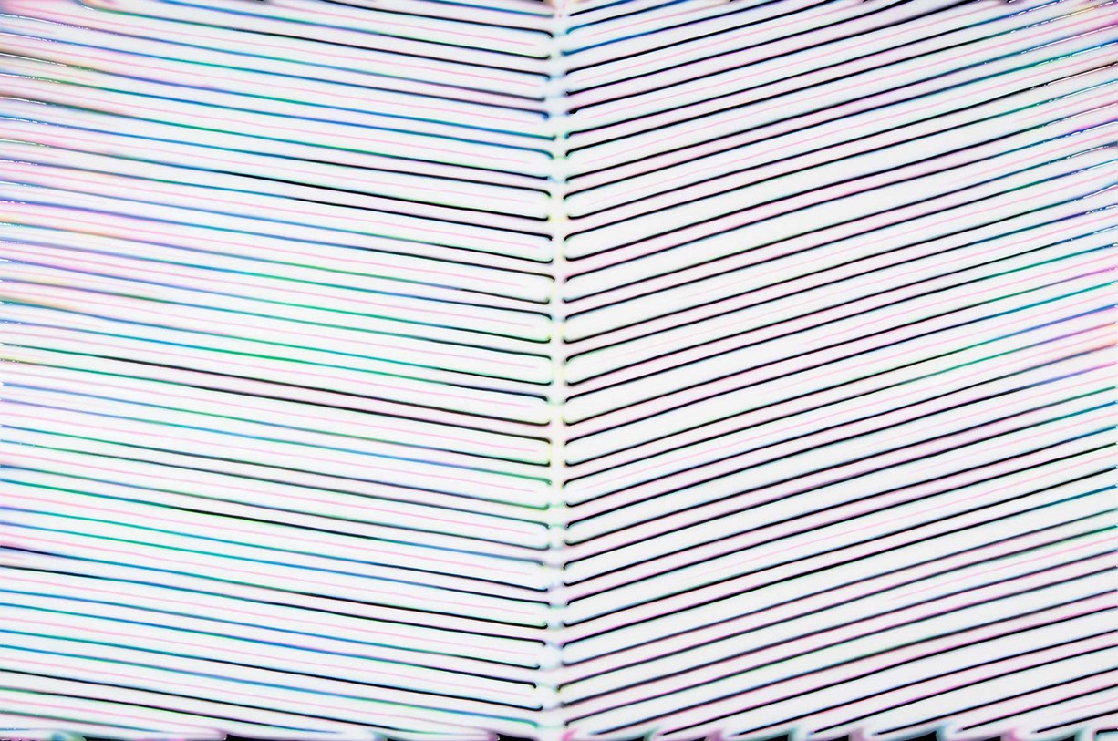 Peter Zimmermann – page, 2012, 200 x 300 cm, Airbrush/Epoxid auf Leinwand 