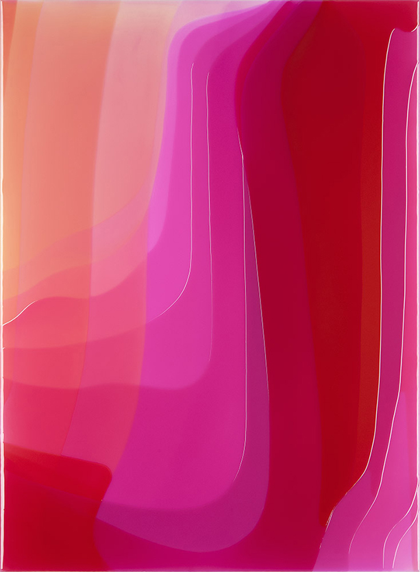 Peter Zimmermann – heel, 2013, 150 x 110 cm, epoxy resin on canvas 