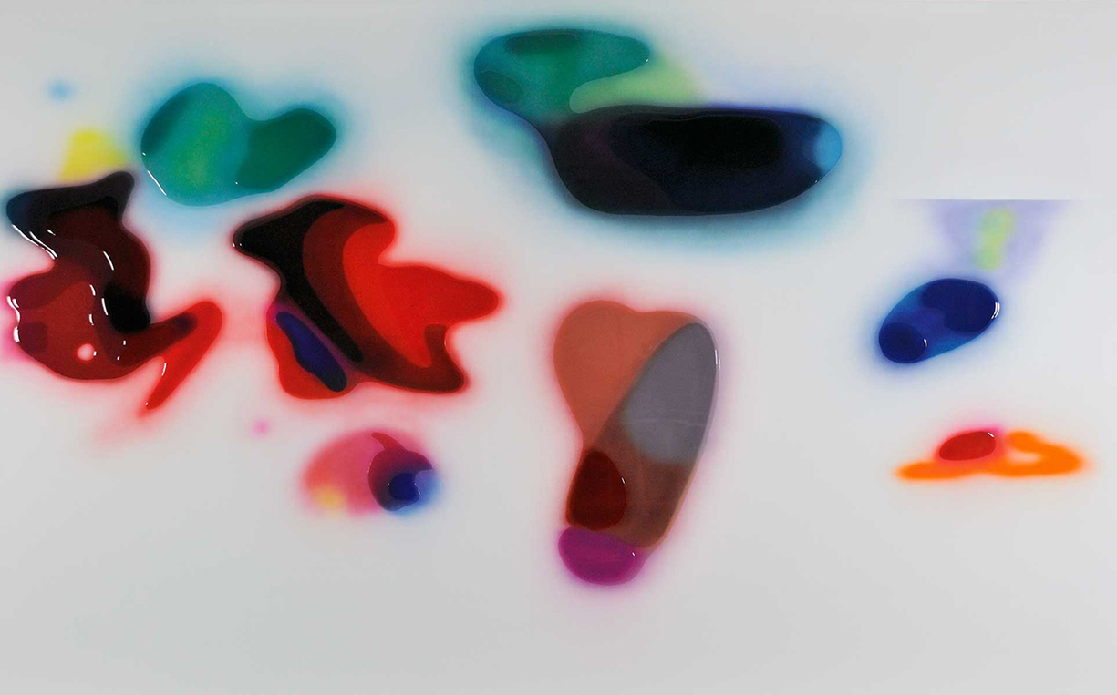 Peter Zimmermann – spray 3, 2008, 250 x 400 cm, airbrush/epoxy resin on canvas 