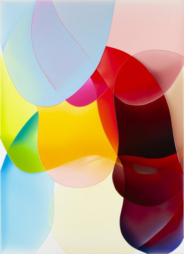 Peter Zimmermann – the source, 2025, epoxy resin on canvas, 200×145 cm 