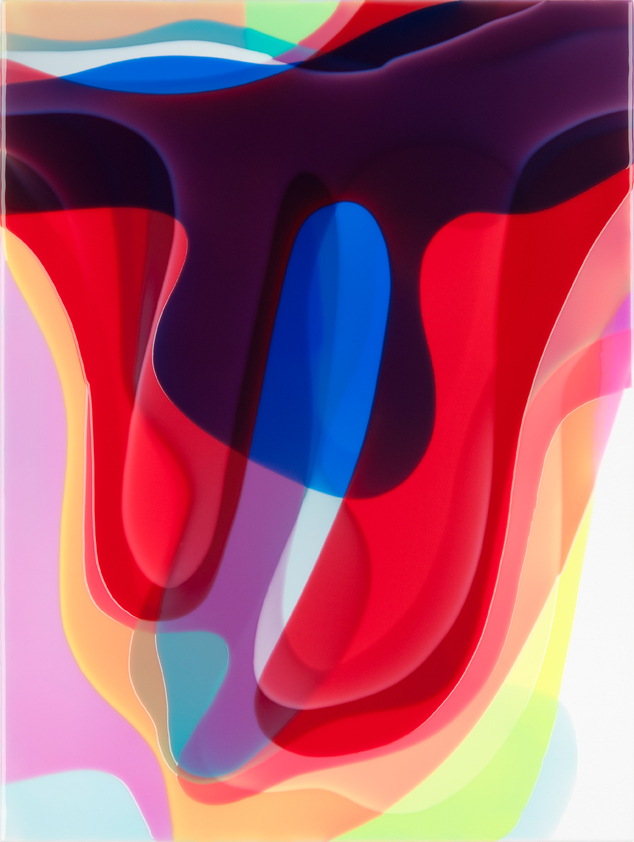 Peter Zimmermann – boa, 2017, 80 x 60 cm, epoxy resin on canvas 